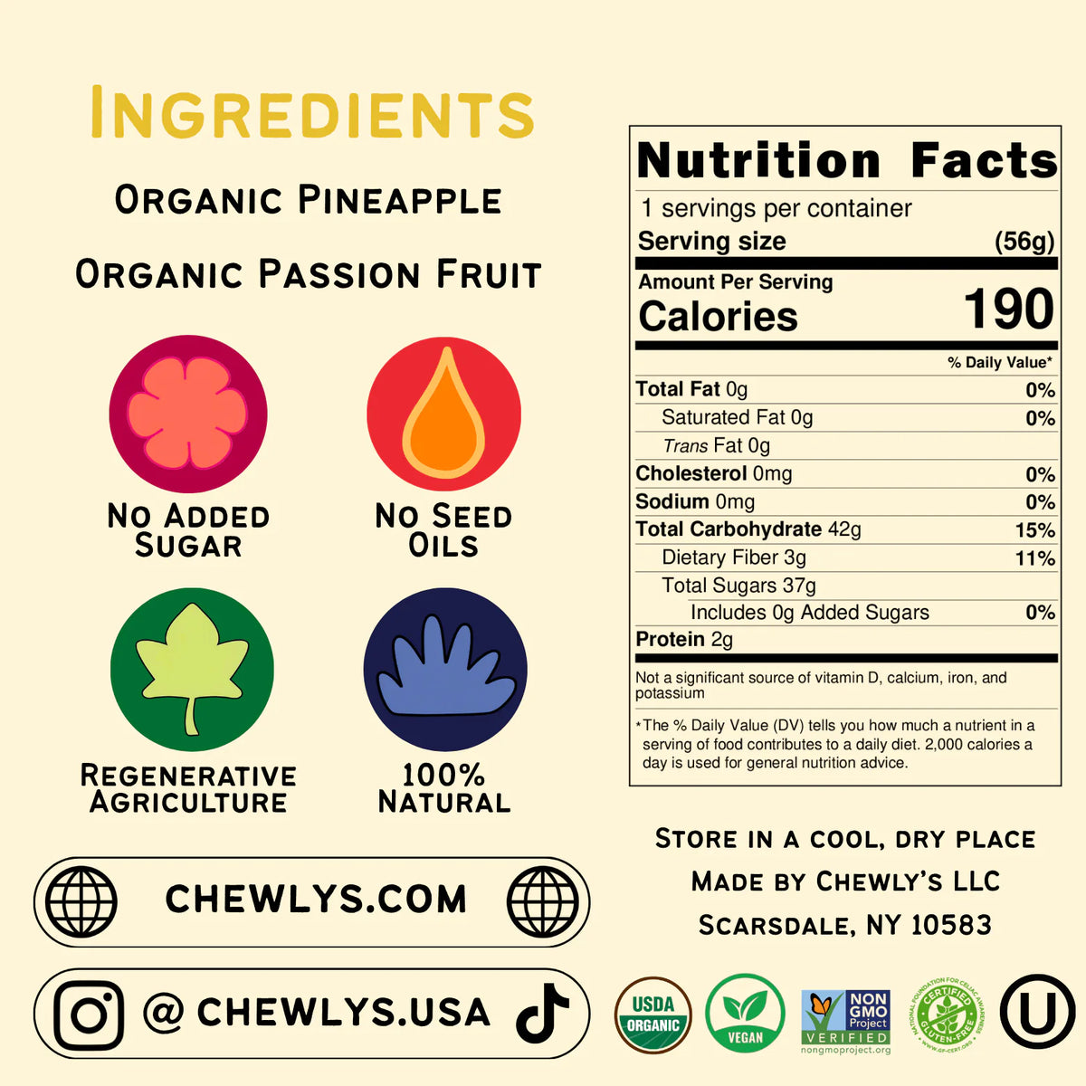 Pineapple Passionfruit Fruit Gummies